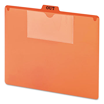 Smead® Poly Out Guide, Two-pocket Style, 1-5-cut Top Tab, Out, 8.5 X 11, Red, 50-box freeshipping - TVN Wholesale